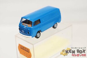 約5cm BREKINA ブレキナ Volkswagen フォルクスワーゲン デリバリーバンタイプ 青/フロント白タンポ プラ製 現状渡し