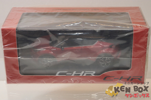 未開封品S=1/30 SAMPLEサンプル色見本 TOYOTAトヨタ C-HR(ブラック×エモーショナルレッドII) 店頭展示用 現状渡し