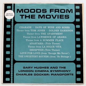 LP GARY HUGHES LONDON CINEMA SYMPHONY CHARLES DOCKER MOODS FROM THE MOVIES RDM 2111 READER'S DIGEST BONUS RECORD 英盤