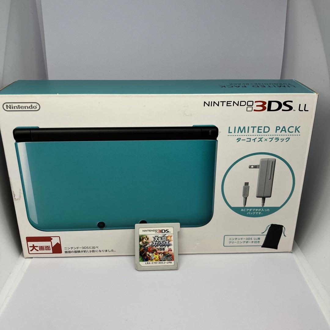 美品】ニンテンドー3DS コスモブラック【スマブラダウンロード済み】+