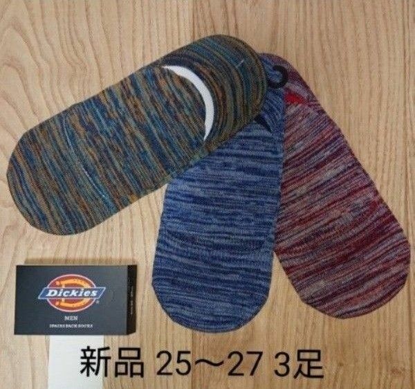 Dickies ディッキーズ 3PACK SOCkS 3足セット インステップ ソックス 靴下 スニーカーソックス 25～27cm