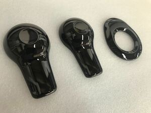 日産　T31 エクストレイル　シフト　シフトノブ　キーリング　DNT31 ピアノブラック　内装　アクセサリー　塗装　ブラック　レア　希少