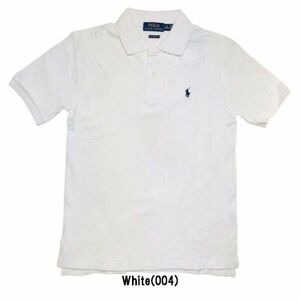 ※訳あり アウトレット POLO RALPH LAUREN(ポロ ラルフローレン)ポロシャツ 鹿の子 ボーイズサイズ メンズ 323-603252 White(004) Lサイズ