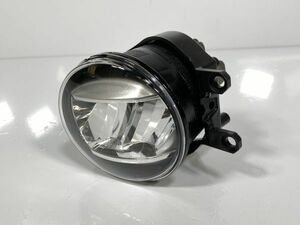 18158∞ 新車外し/美品 ヴォクシー ZRR80W ハリアー ZSU60W アルファード AGH30W 純正 左フォグランプAssy LED 81220-48051 48-150