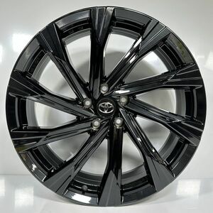 美品/塗装済 ハリアー MXUA80 純正OP TRD アルミホイール×1本 20インチ 7.5J PCD114.3 ハブ60 +36 MS213-00151 ブラックマイカ 管理19510