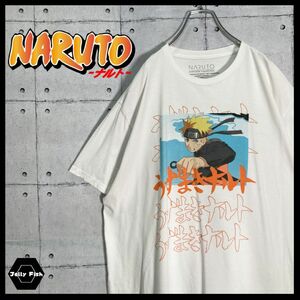 【海外規格】NARUTO-ナルト- 半袖 Tシャツ 白 2XL メキシコ製