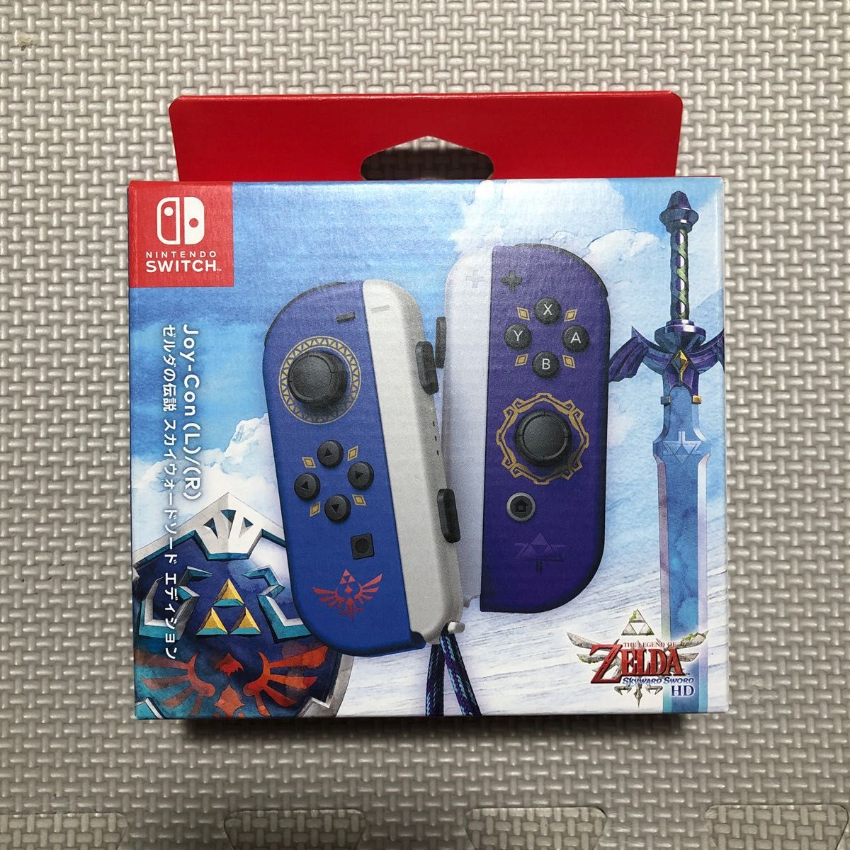 新品/未使用 ゼルダの伝説 Joy-Con (L)(R)/ ストラップ Switch純正