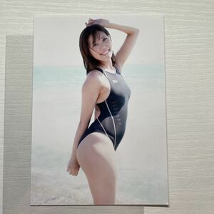 新品 篠原冴美 特典 生写真 L判 競これ グラビア 競泳 競泳水着 水着 デジタル出版 写真 競泳水着これくしょん 7