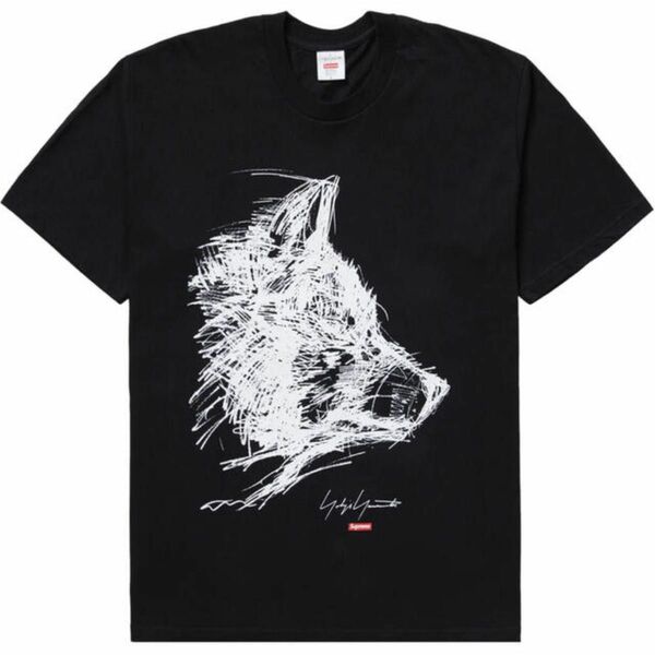Supreme / Yohji Yamamoto Scribble Wolf Tee "Black" Mサイズ
