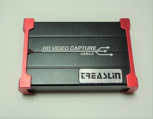 【現状品】TreasLin USB3.0 HDMI ビデオキャプチャーボード Switch PS5 PS4 PS3 Xbox Wii U用サポート　 HSV321