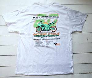 SEASONING シーズニング MOTER CYCLE レーシングチーム バイクTシャツ XL 白 今宿／MASA／藤原ヒロシ THE PARKING GINZA