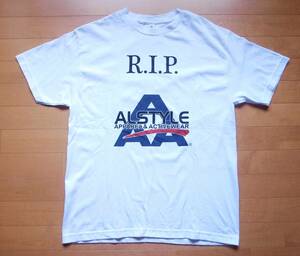 新品 PAPER & INK COTTON CLUB "R.I.P. ALSTYLE Tee" アルスタイル 追悼Tシャツ L 白 AAA