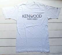 90's KENWOOD ケンウッド 企業ロゴ Tシャツ 白 企業T_画像1
