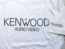 90's KENWOOD ケンウッド 企業ロゴ Tシャツ 白 企業T_画像3