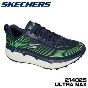 214025 スケッチャーズ ウルトラ マックス ゴルフシューズ ネイビー/グリーン(ライム) 27.0cm 日本正規品 SKECHERS 2022 送料無料 即納