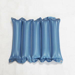 2353　空気枕　昭和レトロ　昭和の雑貨　ブルー　プールサイドの枕　長期保管品　新古品