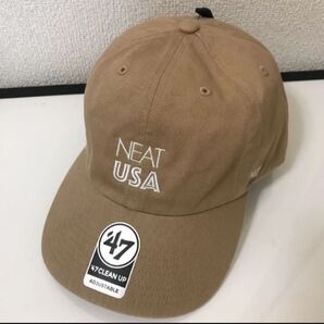 47 NEAT USA ベージュ キャップ 帽子