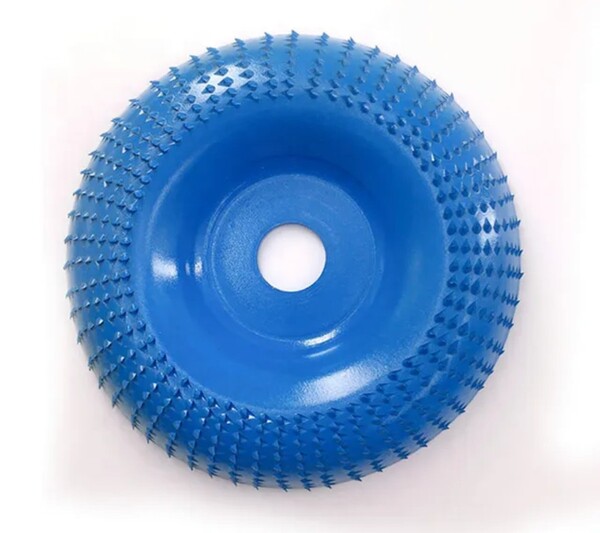 送料無料! グラインダーシェーピングディスク 100mm ブルーカラー カップ ウッドアーク 砥石 硬化 鋼研磨ディスク 彫刻ツール 木工用