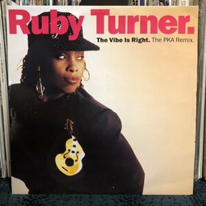 ☆【 '91 UK orig 】12★Ruby Turner - The Vibe Is Right (The PKA Remix) ☆洗浄済み☆