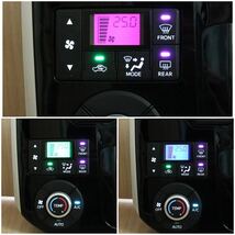 LA600S タントカスタム　LA700S ウェイク エアコンパネル　前期　LED打ち替え済品　液晶レインボー仕様☆_画像1