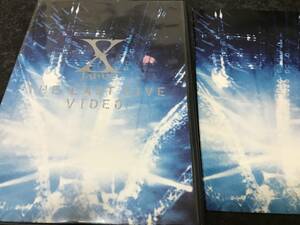 即決 廃盤　貴重　X JAPAN DVD 【THE LAST LIVE VIDEO】二枚組 ブックレット付き /YOSHIKI TOSHI HIDE PATA HEATH