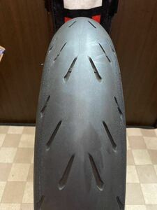 中古MCタイヤ MICHELIN 2CT power RS 120/70ZR17 ミシュラン パワー 120 70 17 4718 K3987