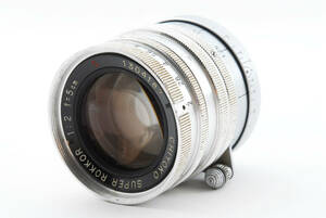 [良品] Chiyoko Super Rokkor F2 5cm 50mm スクリューマウント #54021A ▲