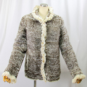 * fur real fur nutria niting jacket nutria jacket knitting *