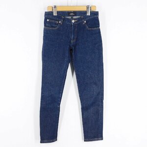 APC アーペーセー JEAN ETROIT COURT デニムパンツ size 25 #98180 A.P.C. きれいめ ジーンズ スリム レディース