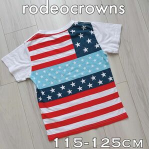 新品 rodeocrowns ロデオクラウンズ キッズtシャツ2枚セット 120 半袖Tシャツ