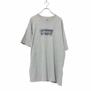 Levi's 半袖 ロゴ プリント Tシャツ XL グレー リーバイス メキシコ製 100% コットン アメカジ カジュアル 古着卸 アメリカ仕入 a508-5491