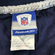 NFL 半袖 プリント Tシャツ L ブルー ホワイト ライトグレー アメフト メッシュ ライン 背番号 19 古着卸 アメリカ仕入 a507-6850_画像8