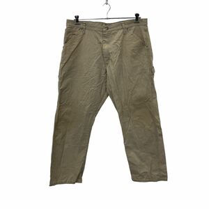 Wrangler ワーク・ペインターパンツ W38 ラングラー ベージュ ビッグサイズ 古着卸 アメリカ仕入 2307-1341