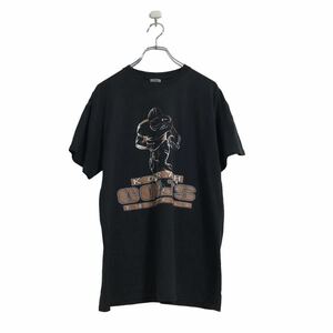 GILDAN 半袖 プリント Tシャツ M ブラック ギルダン アメフト 古着卸 アメリカ仕入 a508-5009