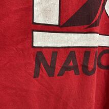 NAUTICA 半袖 プリント Tシャツ XXL レッド ノーティカ ロゴ ストリート ビッグサイズ 古着卸 アメリカ仕入 a508-5049_画像4