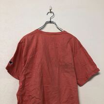 champion 半袖 プリントTシャツ M ライトオレンジ ホワイト チャンピオン 古着卸 アメリカ仕入 a508-5067_画像5