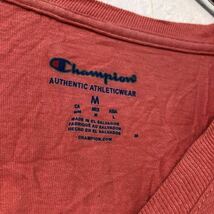 champion 半袖 プリントTシャツ M ライトオレンジ ホワイト チャンピオン 古着卸 アメリカ仕入 a508-5067_画像7