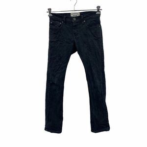 Levi's スキニーパンツ W28 リーバイス ブラック ダメージ スリム 古着卸 アメリカ仕入 2308-157