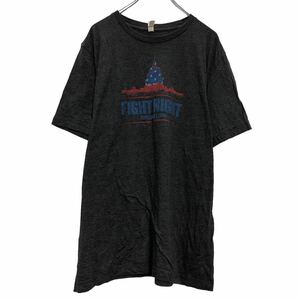 BELLA ＋ CANVAS 半袖 プリントTシャツ XL グレー ホワイト ベラキャンバス ロサンゼルス ビッグサイズ 古着卸 アメリカ仕入 a508-5268