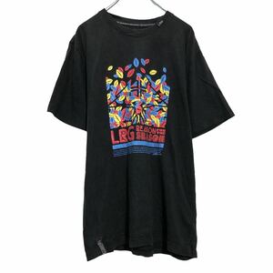 LRG 半袖 プリントTシャツ M ブラック レッド イエロー ブルー エルアールジー ビッグプリント 古着卸 アメリカ仕入 a508-5329