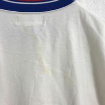 kanko 半袖 プリント Tシャツ XL ホワイト ブルー レッド カンコー 体操服 古着卸 アメリカ仕入 a508-5526_画像8