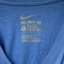 NIKE 半袖ロゴプリントTシャツ L ブルー ホワイト ナイキ シンプル スポーツ ユニセックス 古着卸 アメリカ仕入 a508-5567_画像7