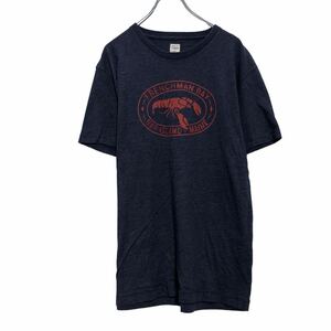 J.Crew 半袖 プリントTシャツ S ネイビー レッド ジェイクルー ザリガニ 古着卸 アメリカ仕入 a508-5624