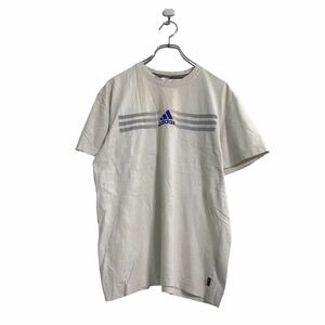 adidas 半袖 プリント Tシャツ M ホワイト アディダス スポーツ 古着卸 アメリカ仕入 a508-5716