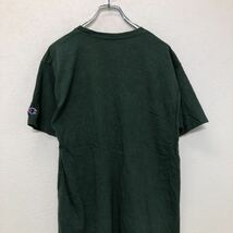 champion 半袖 プリントTシャツ M グリーン ブラック レッド チャンピオン ロゴ 古着卸 アメリカ仕入 a508-5763_画像6