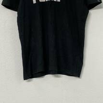 PUMA 半袖 ロゴ プリント Tシャツ M ブラック ホワイト プーマ シンプル スポーツ 古着卸 アメリカ仕入 a508-5912_画像3