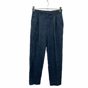 FARAH チノパンツ W32 ネイビー タック 古着卸 アメリカ仕入 2308-823