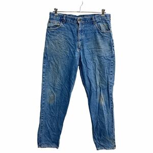 Carhartt デニムパンツ W38 カーハート ビッグサイズ ブルー メキシコ製 古着卸 アメリカ仕入 2308-1092