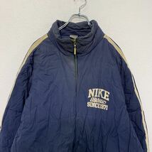 NIKE ダウンジャケット XL ネイビー ナイキ スポーツ ビッグサイズ 古着卸 アメリカ仕入 a508-6758_画像2