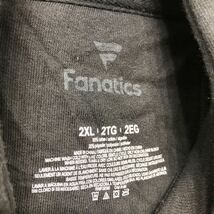 FANATICS プリント スウェット パーカー 2XL ブラック レッド ファナティクス 裏起毛 フーディ ポケット 古着卸 アメリカ仕入 a508-6954_画像7